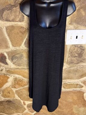 Leith Black Midi Tank Dress